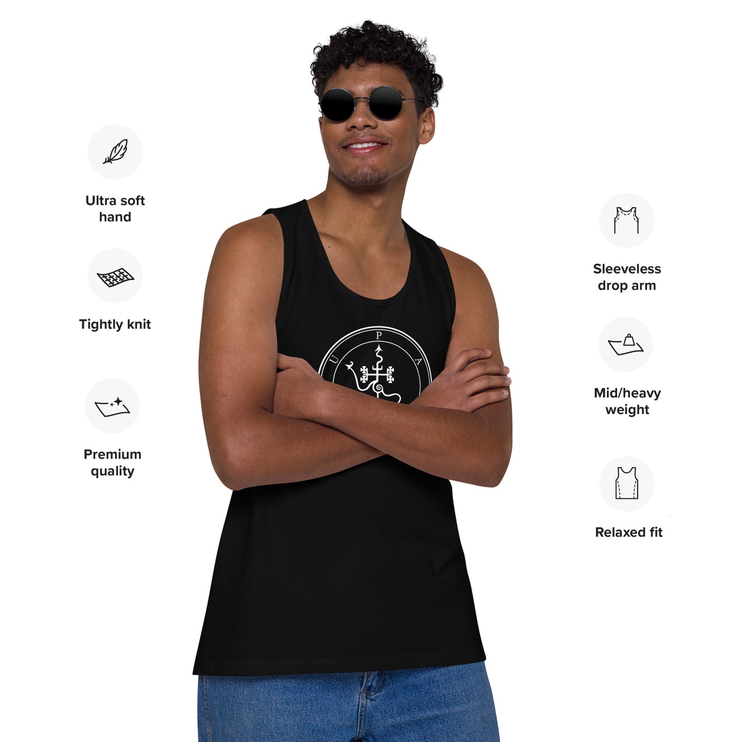 Men’s premium Pazuzu tank top