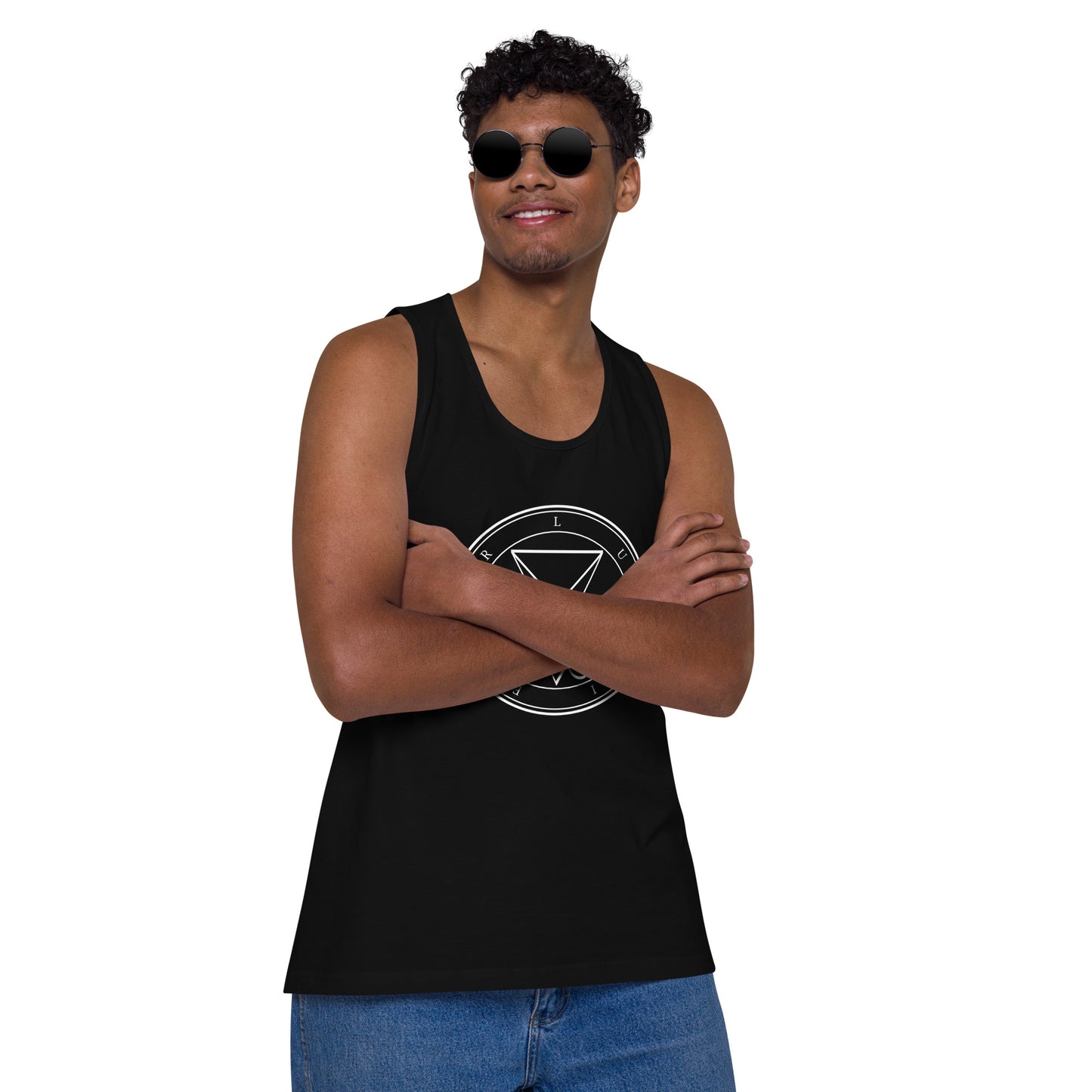 Men’s premium Lucifer tank top