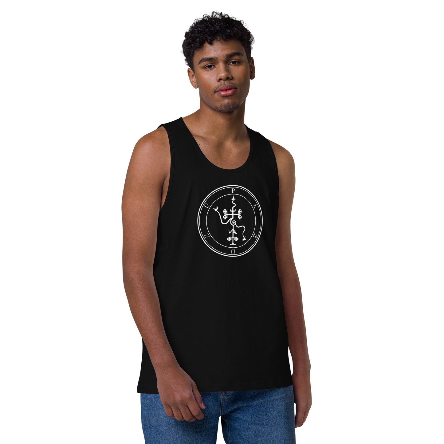 Men’s premium Pazuzu tank top