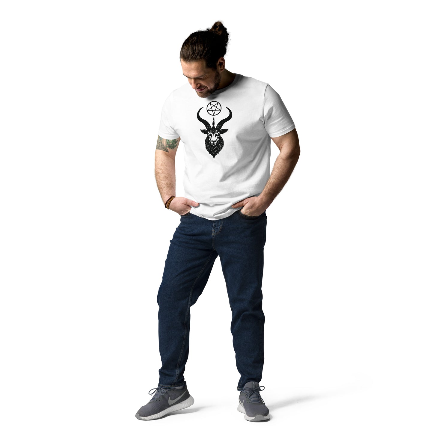 Unisex organic cotton Baphomet t-shirt