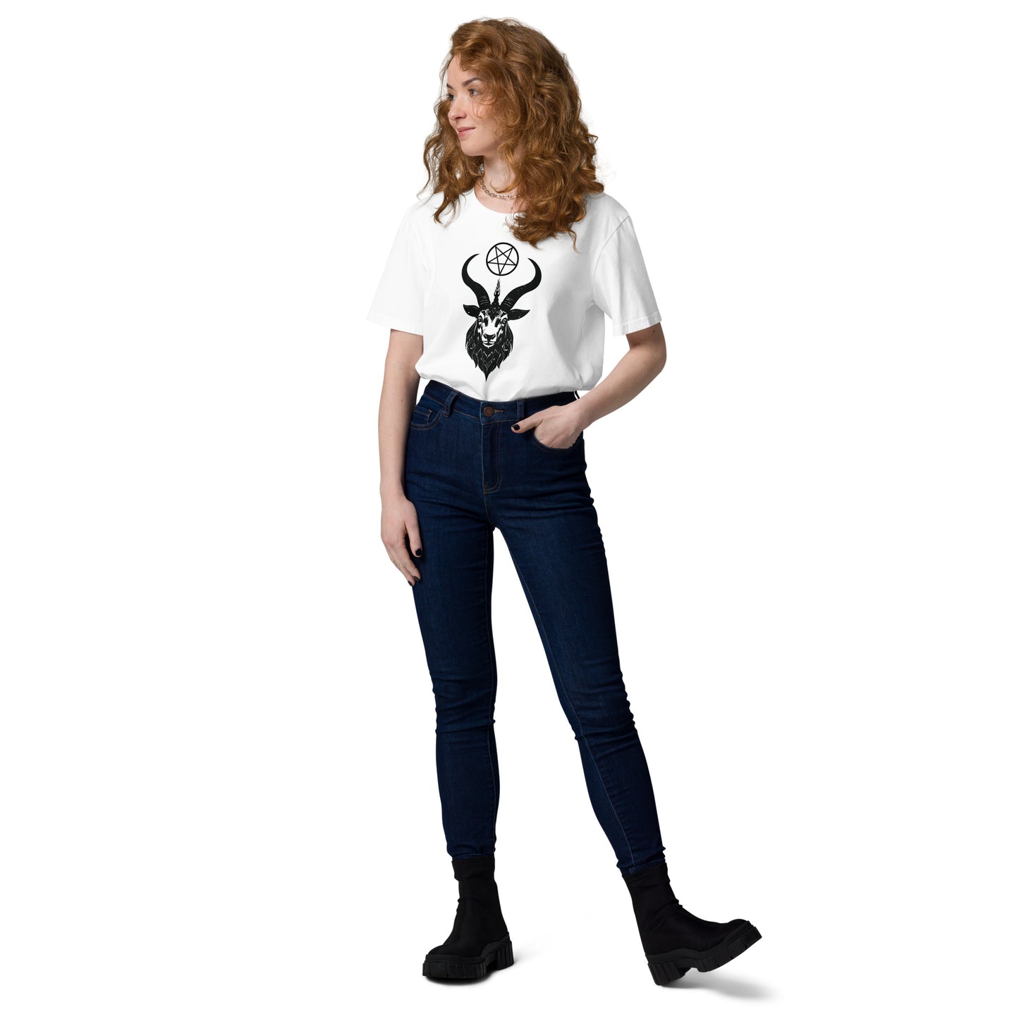 Unisex organic cotton Baphomet t-shirt