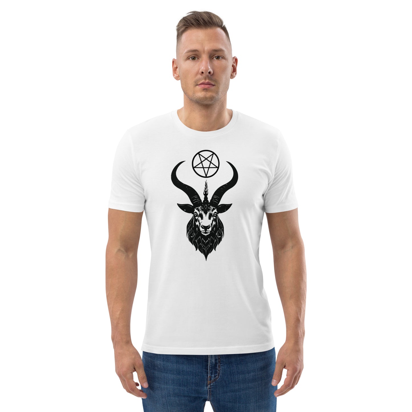 Unisex organic cotton Baphomet t-shirt
