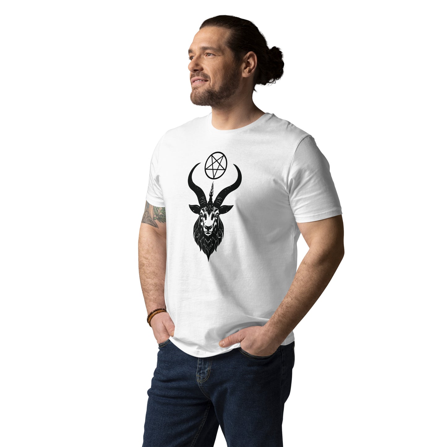 Unisex organic cotton Baphomet t-shirt