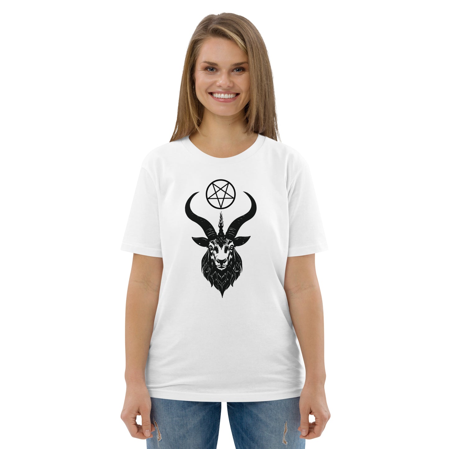 Unisex organic cotton Baphomet t-shirt