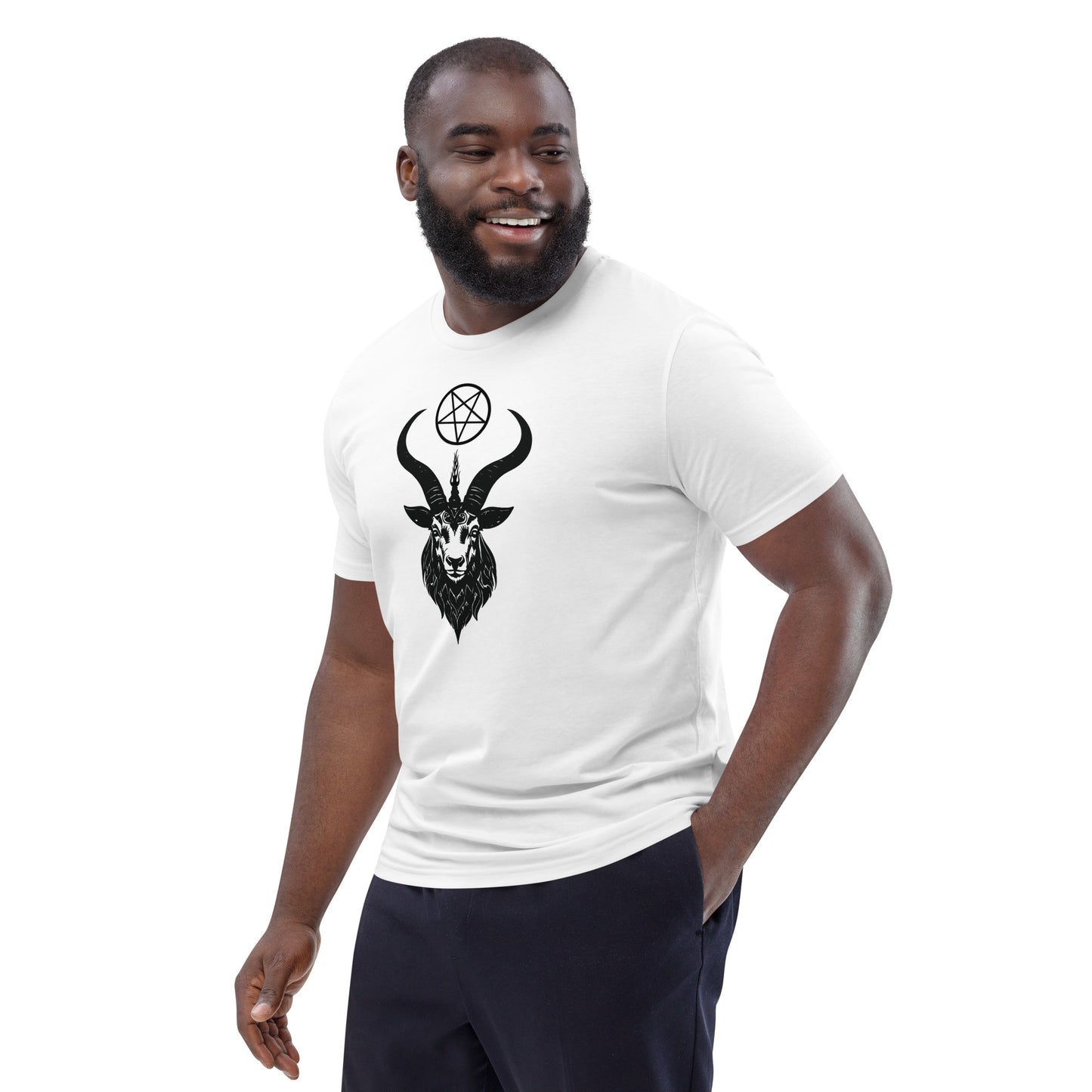 Unisex organic cotton Baphomet t-shirt