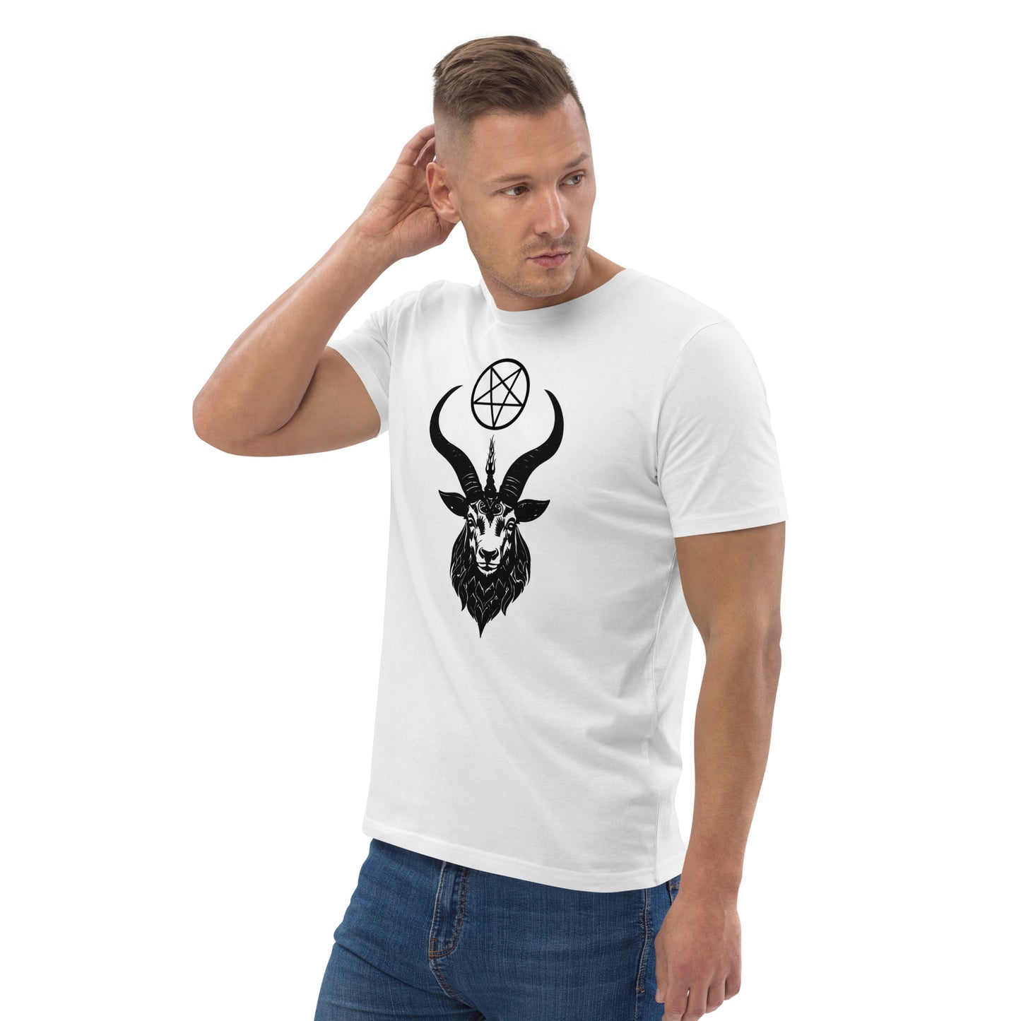 Unisex organic cotton Baphomet t-shirt