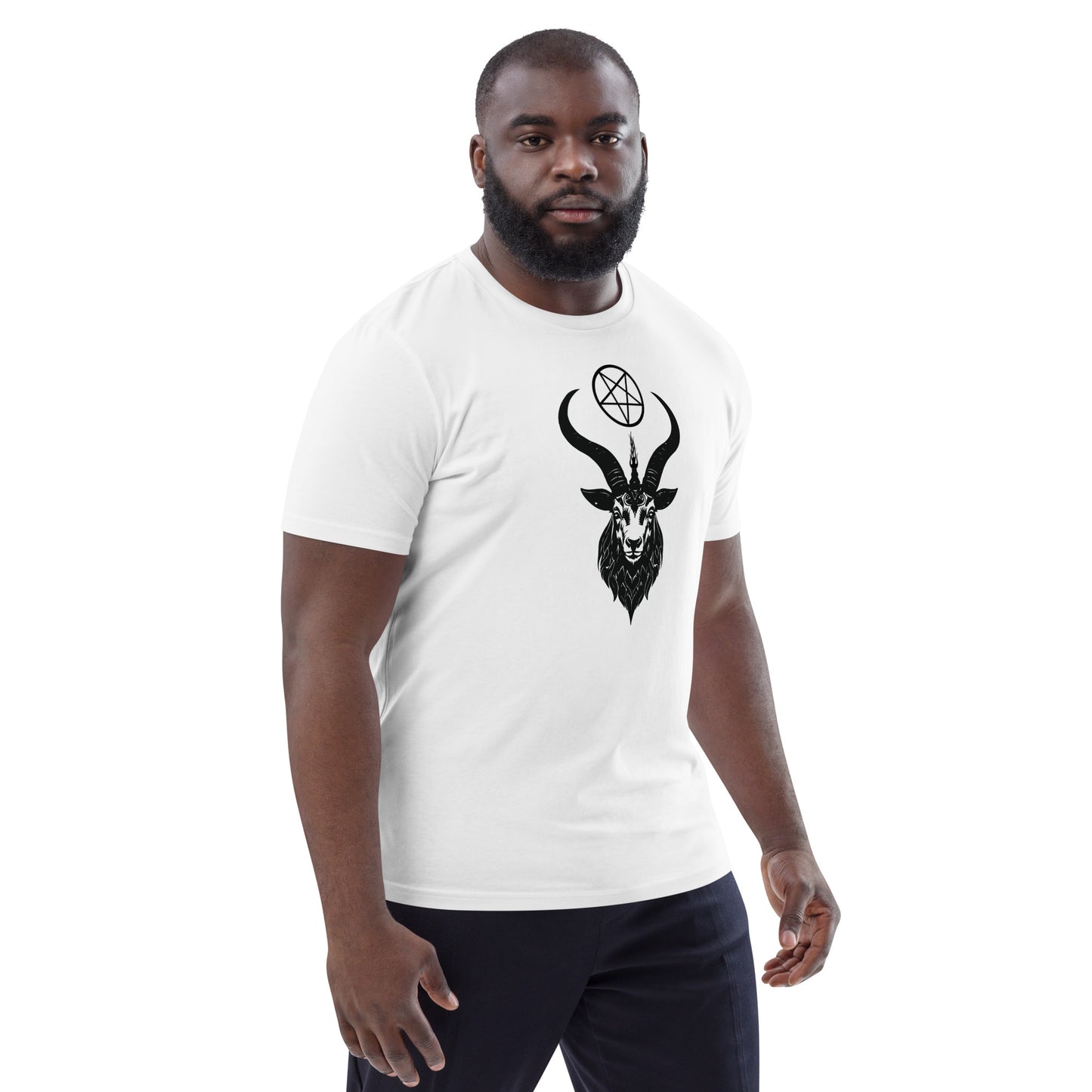 Unisex organic cotton Baphomet t-shirt