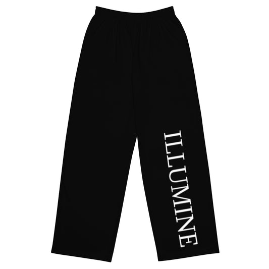 All-over print Illumine unisex wide-leg pants