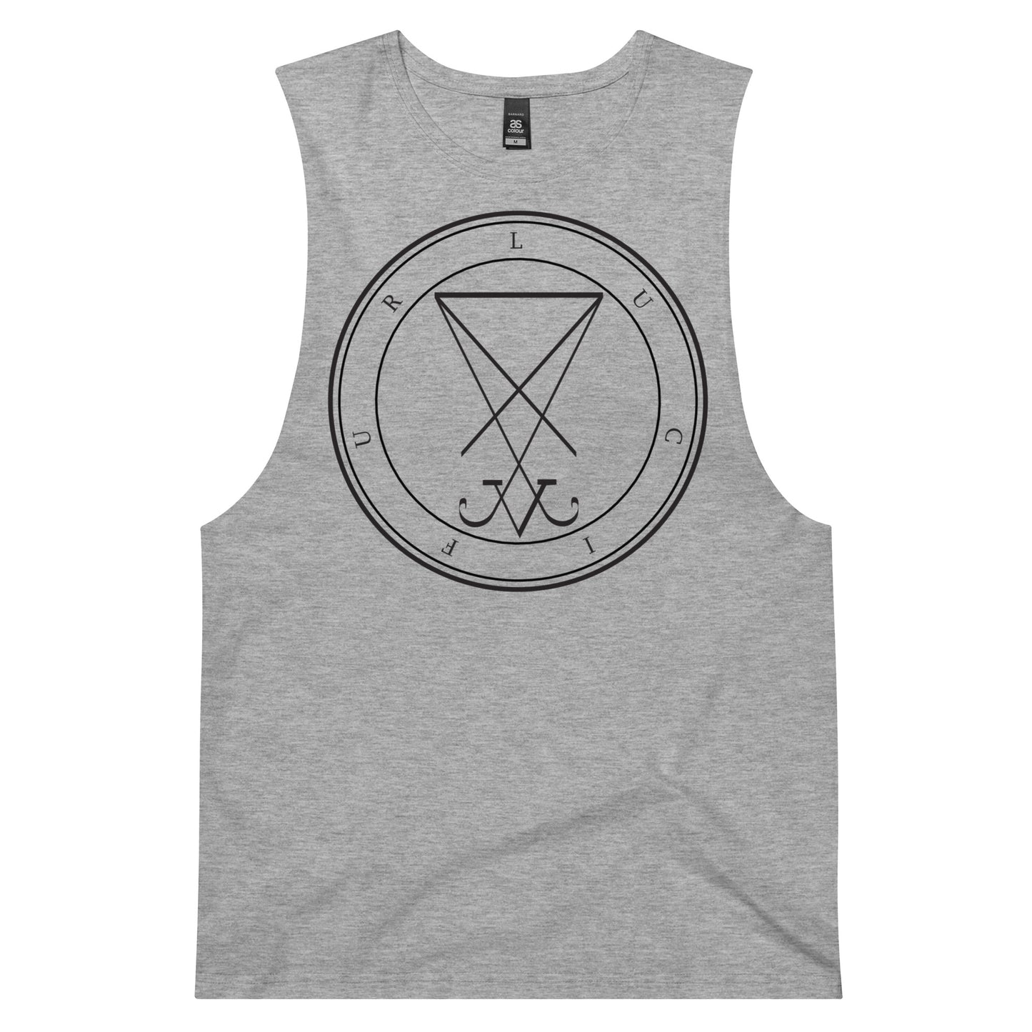 Men’s lucifer drop arm tank top