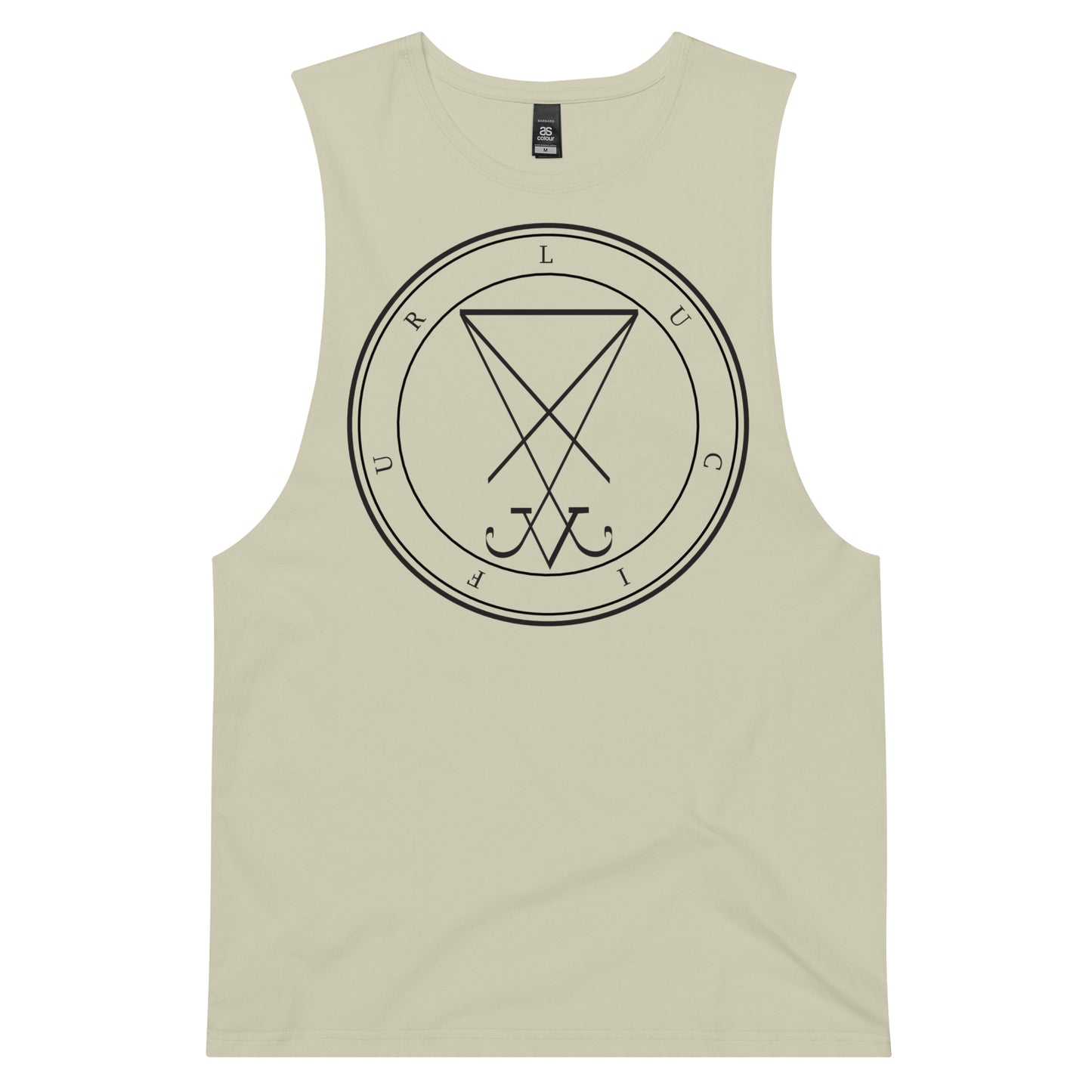Men’s lucifer drop arm tank top