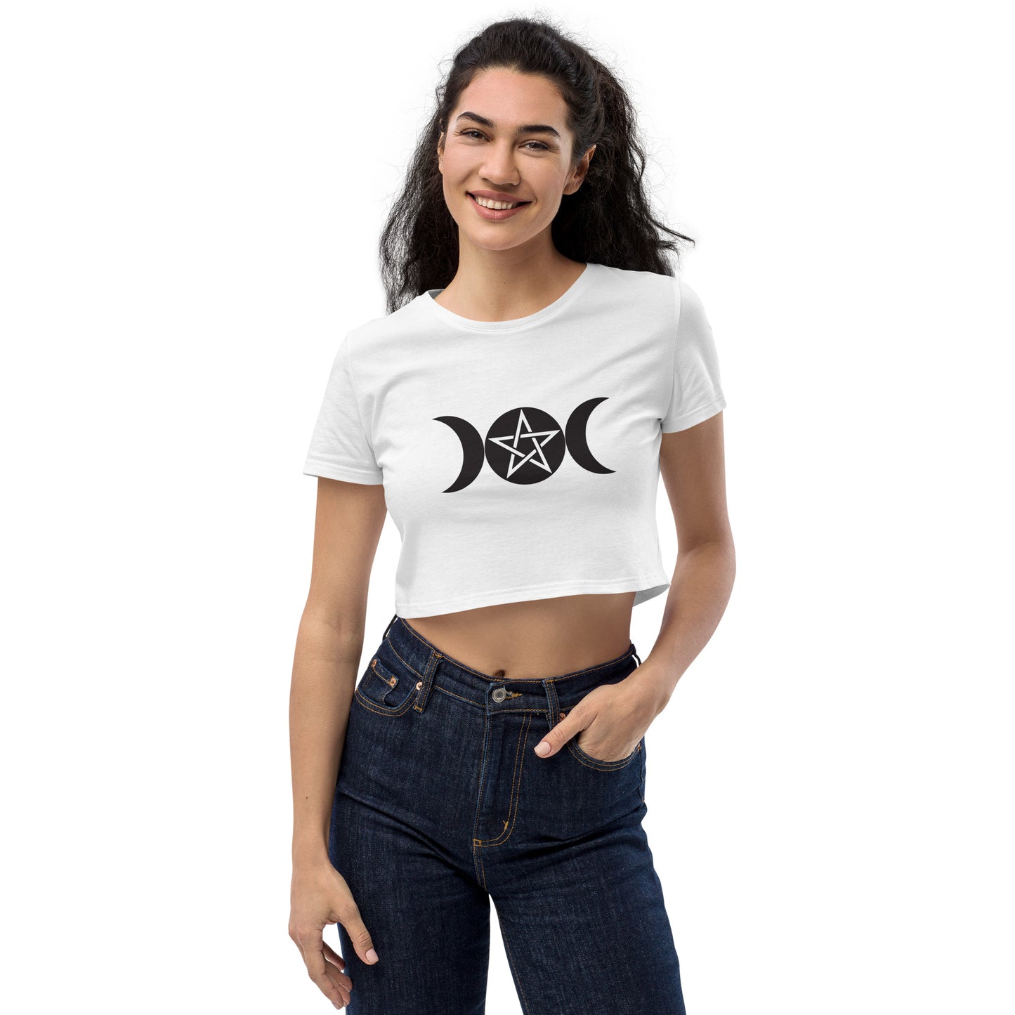 Organic Hecate Pentagram Crop Top