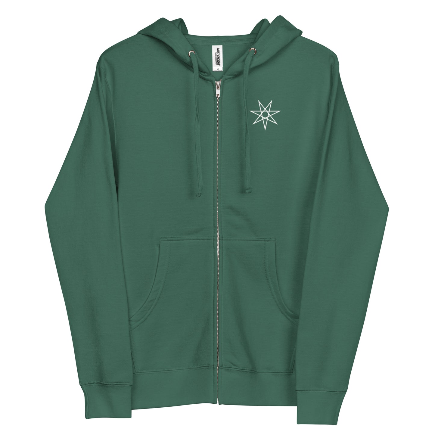 Unisex fleece Astaroth zip up hoodie