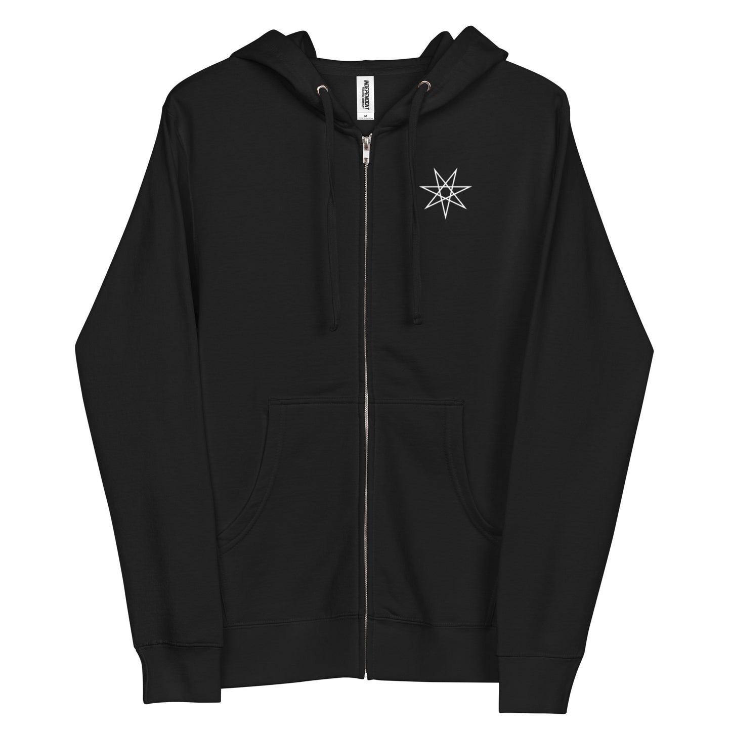 Unisex fleece Astaroth zip up hoodie