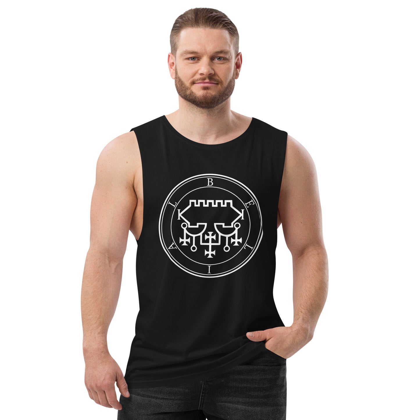 Belial drop arm tank top