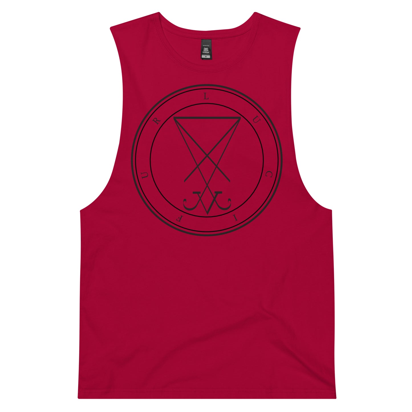 Men’s lucifer drop arm tank top