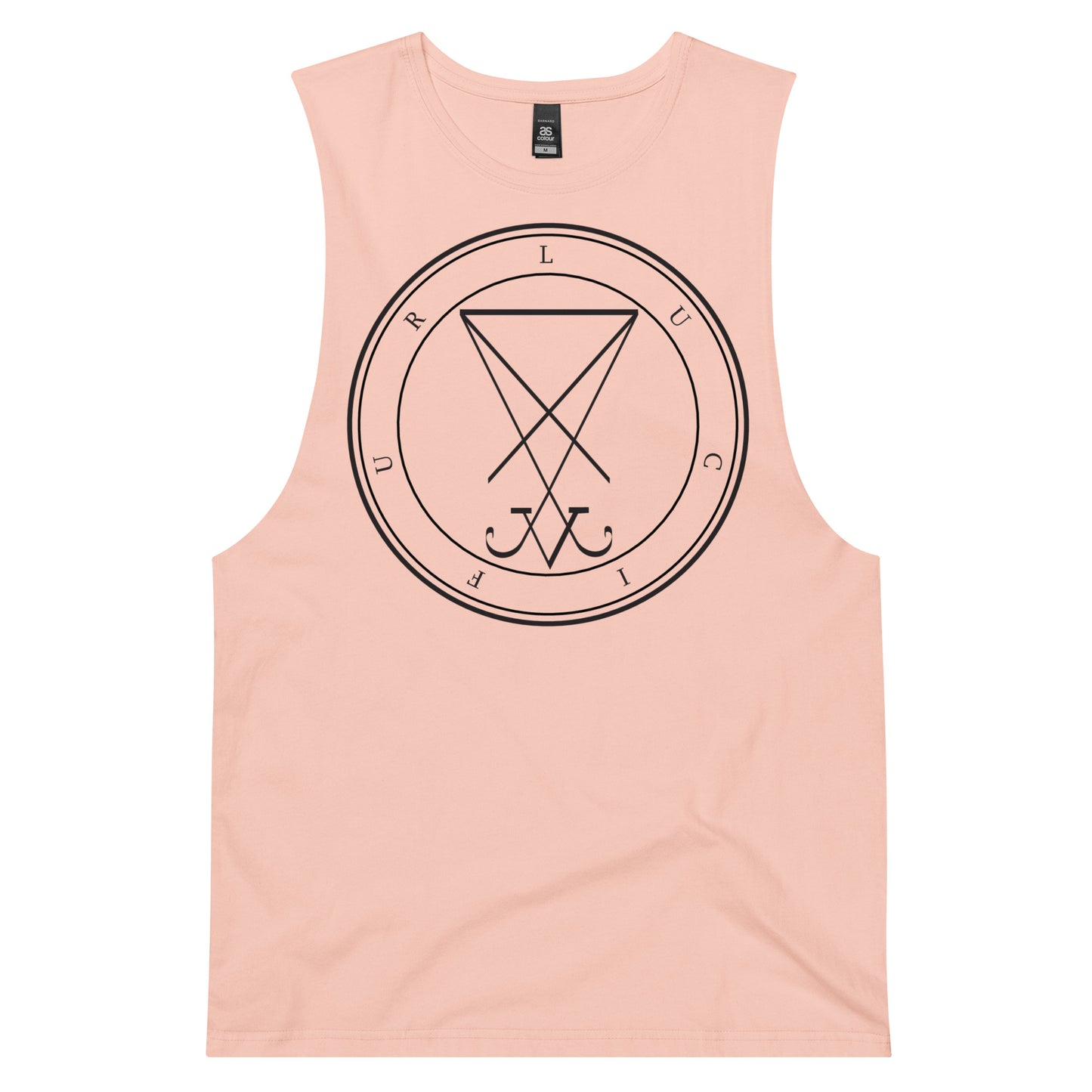 Men’s lucifer drop arm tank top